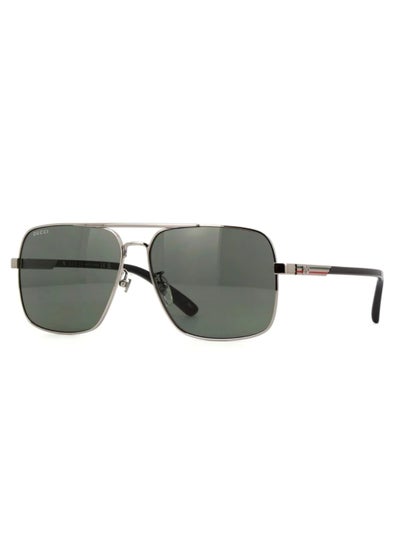Buy Gucci Unisex UV resistant Fashion Full Frame Sunglasses 62mm Retro Sunglasses Grey/Black GG1289S in UAE