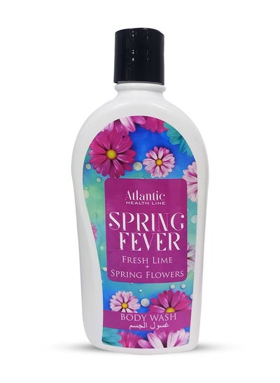 Buy Atlantic Spring Fever Fresh Lime and Spring Flowers Body Wash 500ml in UAE