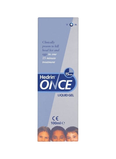 Buy Hedrin Once Spray Gel, Head Lice Treatment, Nits Treatment, Kills Headlice and Eggs in 15 Minutes – 100ml in UAE