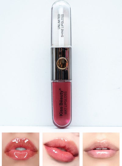 Buy Unlimited Shine Lipgloss 2 In 1 Longlasting - 7ml - 09 in Egypt