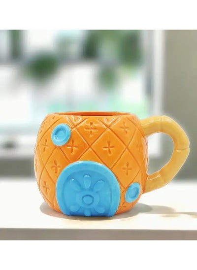 Buy Sponge Bob House Design Ceramic Cup in Saudi Arabia