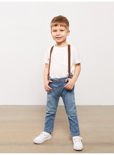 Buy Basic Baby Boy Denim Trousers and Trouser Hangers 2-Pack in Egypt
