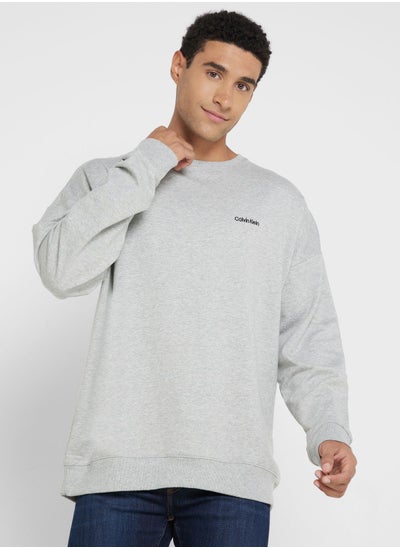 Buy Logo Crew Neck Sweatshirt in UAE