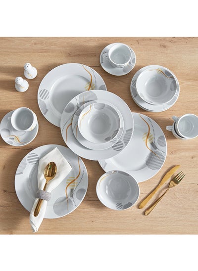 اشتري Manhattan 22-Piece Dinner Set 26.5 x 26.5 cm في الامارات