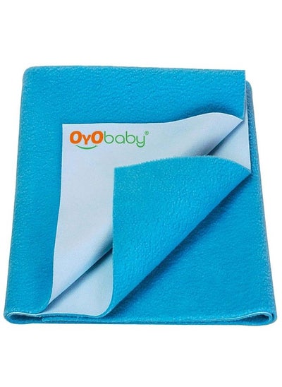 اشتري Waterproof Quick Dry Sheet For Baby; Bed Pad ; Baby Bed Protector Sheet For Toddler Children (Small (50Cm X 70Cm) Firoza) في الامارات