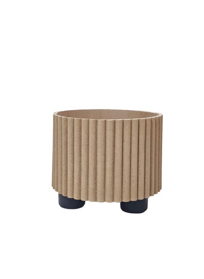 Buy Wooden pail to decorate trees, 20 cm in Saudi Arabia