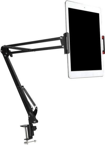 اشتري Phone Holder Bed, Phone Stand Tablet PC Mount | Lazy Arm Holder Clamp Mount Bracket Bed for Most 10 Inch and Below Mobile Phone/Tablet PC في الامارات