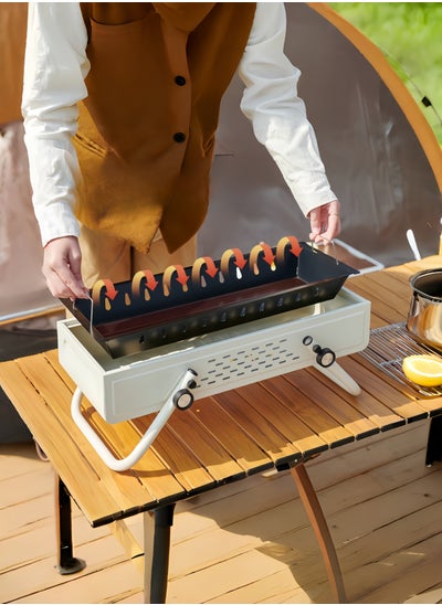 Buy Portable Multifunctional Electric BBQ Grill Smokeless Non-Stick Roasting Barbecue Grill For Family in UAE