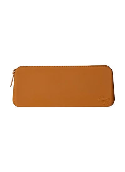 Buy 2023 Silicone Cutlery Pouch Caramel in UAE