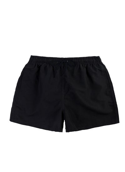 Buy Mens Quick-Dry Surf Swim Trunks Casual Sport Shorts Black in Saudi Arabia