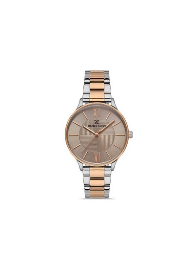 Buy Stainless Steel daniel_klein women Brown Dial round Analog Wrist Watch DK.1.13243-3 in Egypt