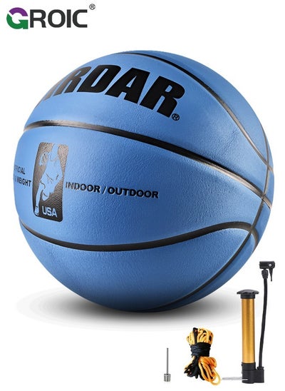 اشتري Basketball  Standard Offical Indoor Outdoor Basketball Leather Game Basketball Game Training Universal Basketball Outdoor Sports Goods في السعودية