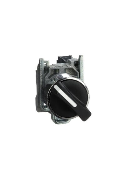 Buy Selector Switch, Metal, Black, 22Mm Mounting, 2 Positions, Stay Put, 1 No, Schneider Electric in Egypt