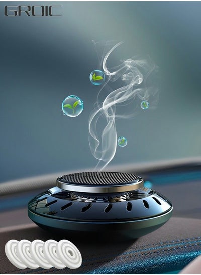 Buy Solar Rotating Car Air Freshener,Car Decoration Car Diffuser Fragrance,Car Aromatherapy Get Rid of Odors,Automobile Center Console Decoration in UAE