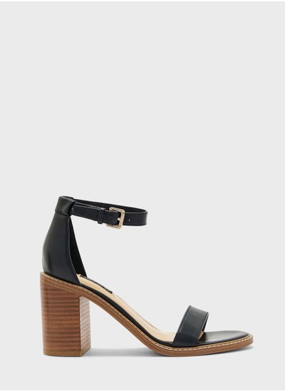 اشتري Ankle Strap Mid Heel Sandals في الامارات