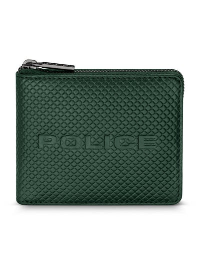 Buy POLICE - Edifice Wallet For Men Green - PELGW2203002 in Saudi Arabia