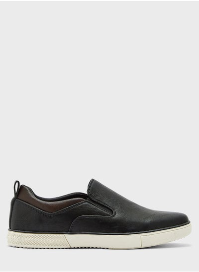 Buy Faux Leather Casual Slip Ons in UAE