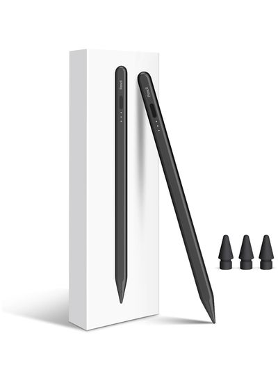 Buy Active Stylus Pens for Touch Screens Rechargeable Tablet Pen POM Tip Magnetic iPad Pencil Universal Stylus Pen for iPad/Pro/Air/Mini/iPhone/Samsung/iOS/Android and Other Smartphone Device in UAE