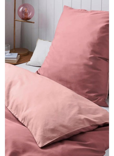 Buy 1 Pillow And Duvet Set 135 x 200 cm, Mauve Pink in UAE