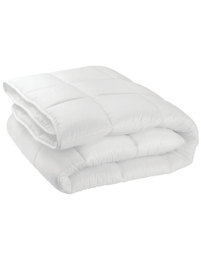 Buy Luxury King Size Quilted Down Duvet Insert Cotton White  200x220cm in UAE