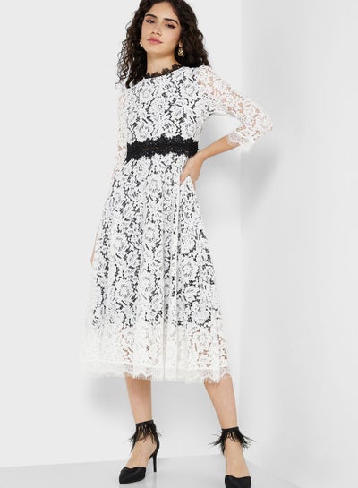 Buy Lace A-Line Dress in UAE