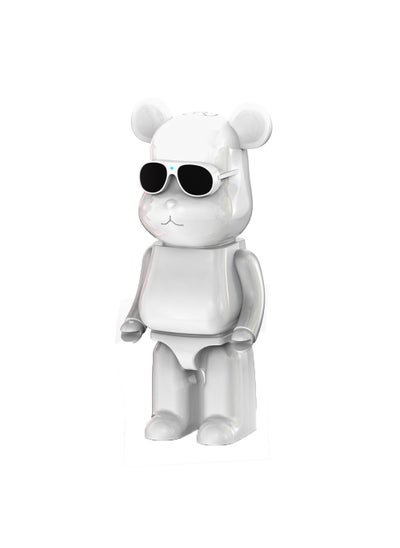 اشتري New B2 Teddy Bear Bluetooth Speaker Home Subwoofer B1 White large في الامارات