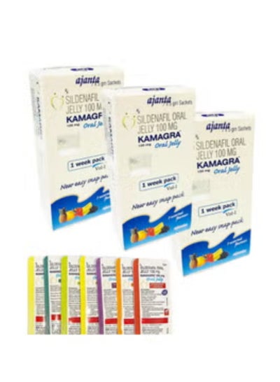 Buy NEW KMGRA Kam jelly sachet Pack of 3 in UAE