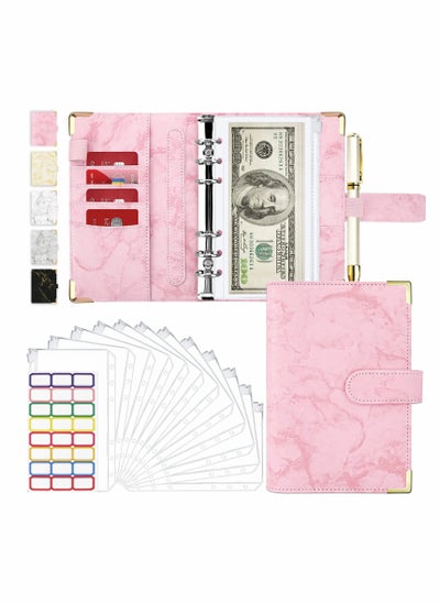 Buy Budget Binder with Zipper Envelopes Cash for Budgeting Money Organizer in UAE