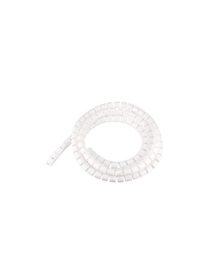 Buy uxcell Flexible Spiral Tube Wrap Cable Management Sleeve 14mmx16mm Computer Wire Manage Cord 3 Meters Length White in UAE