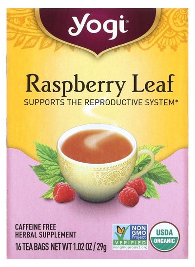 Buy Raspberry Leaf Caffeine Free 16 Tea Bags 1.02 oz (29 g) in UAE