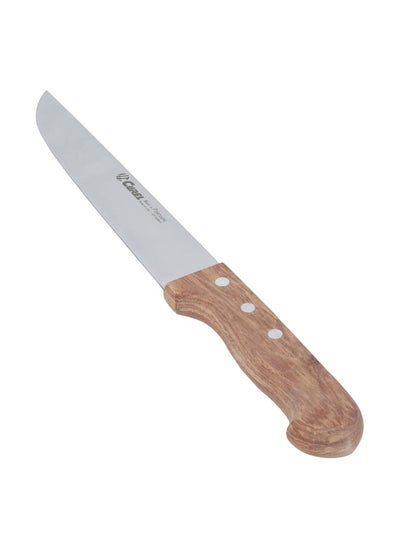 Buy Wooden hand kitchen knife 20 cm in Saudi Arabia