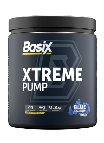 Buy Xtreme Pump Pre-workout - Blue Razz Rush - (330 g) in Saudi Arabia