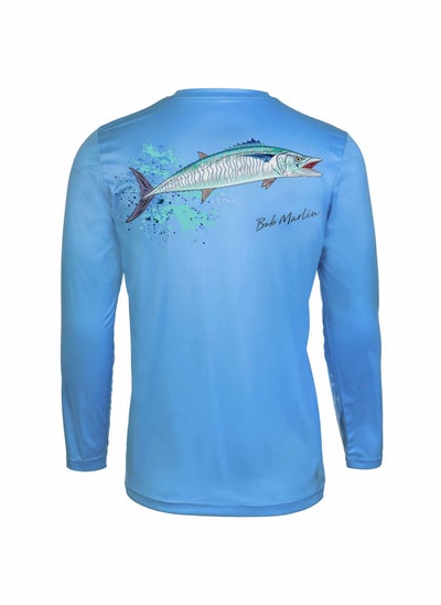 Buy Bob Marlin Performance Shirt King Bob Blue-Medium in UAE