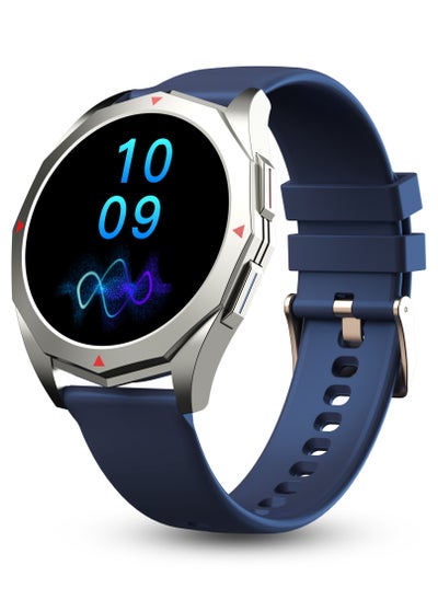 Buy Rio 1.39" HD Display, Bluetooth Calling Full Touch Screen Smart Watch for Men & Women, Health Suite, Multiple Watch Faces, Multi Sports Modes, DIY Watch Faces, Metal Body, World Clock, Winter Blue in UAE