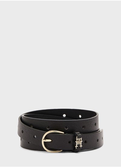 Buy Chic Buckle Allocated Hole Belt 2.5 in UAE