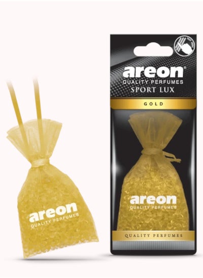 Buy Areon pearls Sport Lux Hanging Freshener Beads Gold in Egypt