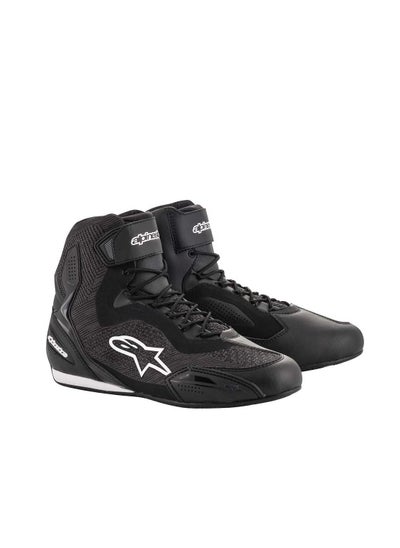 اشتري Alpinestars Men's Faster-3 Rideknit Motorcyle Riding Shoe, Black في الامارات