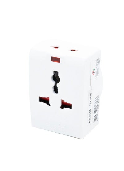 اشتري Oshtraco 3 Pin 1 x 13 Amp Multi 2 x 2 Pin Adaptor في الامارات