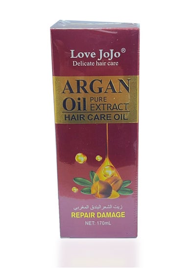 Buy Pure Argan Oil For Hair Care 170 ml in Saudi Arabia