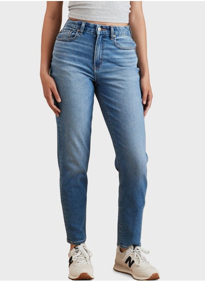 Buy High Waist Mom Jeans in Saudi Arabia