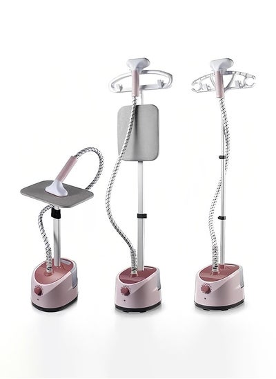 Buy 2000W Garment Steamer Stand Steamer with 1.7L Large Water Tank Pink and Ironing Board SC-618 in UAE