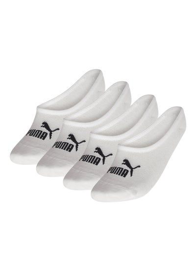 Buy PUMA Unisex Footie Socks 4 Pack in UAE