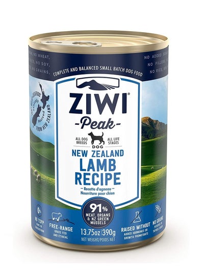 Buy Lamb Recipe Canned Dog Wet Food 390g in UAE