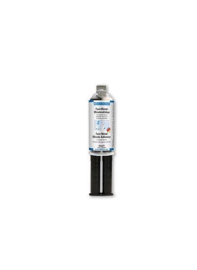 Buy Weicon Fast Metal Minute Adhesive 24ml Grey in UAE