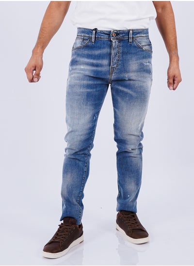 Buy Men’s Spring Denim Pant Full Lenght– Demin Blue in UAE