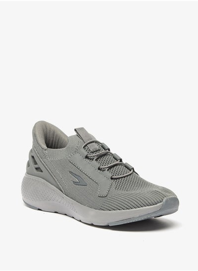 Buy Women Textured Sports Shoes with Lace-Up Closure in Saudi Arabia