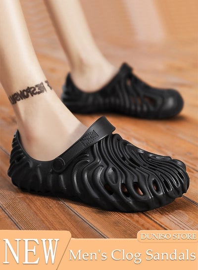 Buy Unique Clog Sandals for Men and Women Fashion Quick Drying Slide Sandal with Non-slip Soles Thick Sole Beach Slipper Breathable Slip-on Sandal House Flat Slipper for Indoor & Outdoor in UAE