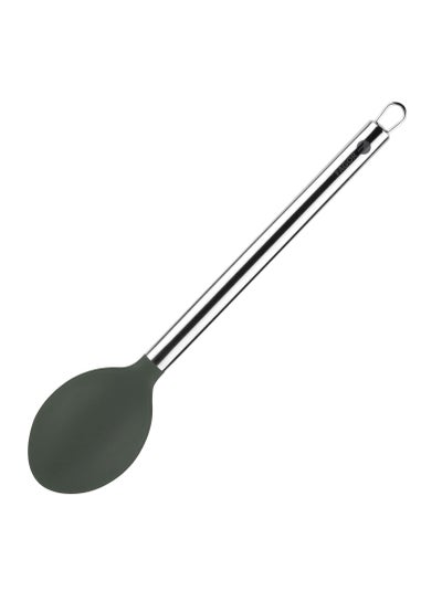 اشتري Melier Silicone Solid Scoop Spoon With Stainless Steel Handle في مصر