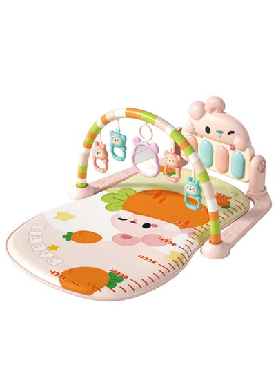 Buy Baby Gyms Play Mats Musical Activity Center Baby Piano Gym Mat Tummy Time Padded Mat for Newborn Toddler Infants in Saudi Arabia