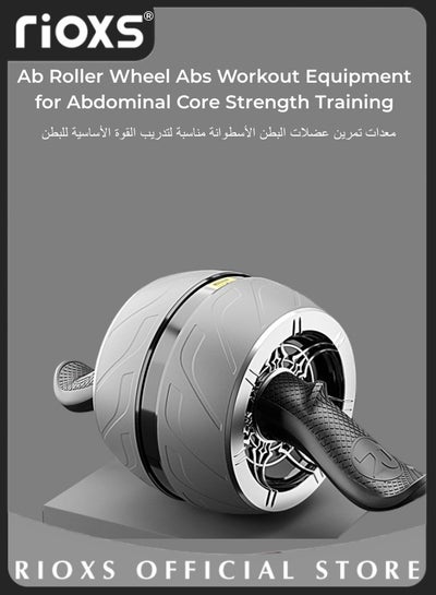 Buy Ab Roller Wheel Abs Workout Equipment for Abdominal Core Strength Training Exercise Equipment for Home Gym Core Workout for Men and Women in UAE